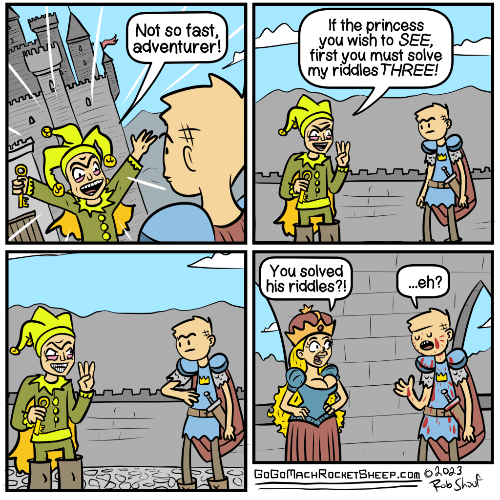 I’ve yet to find a riddle that stumps&nbsp;me